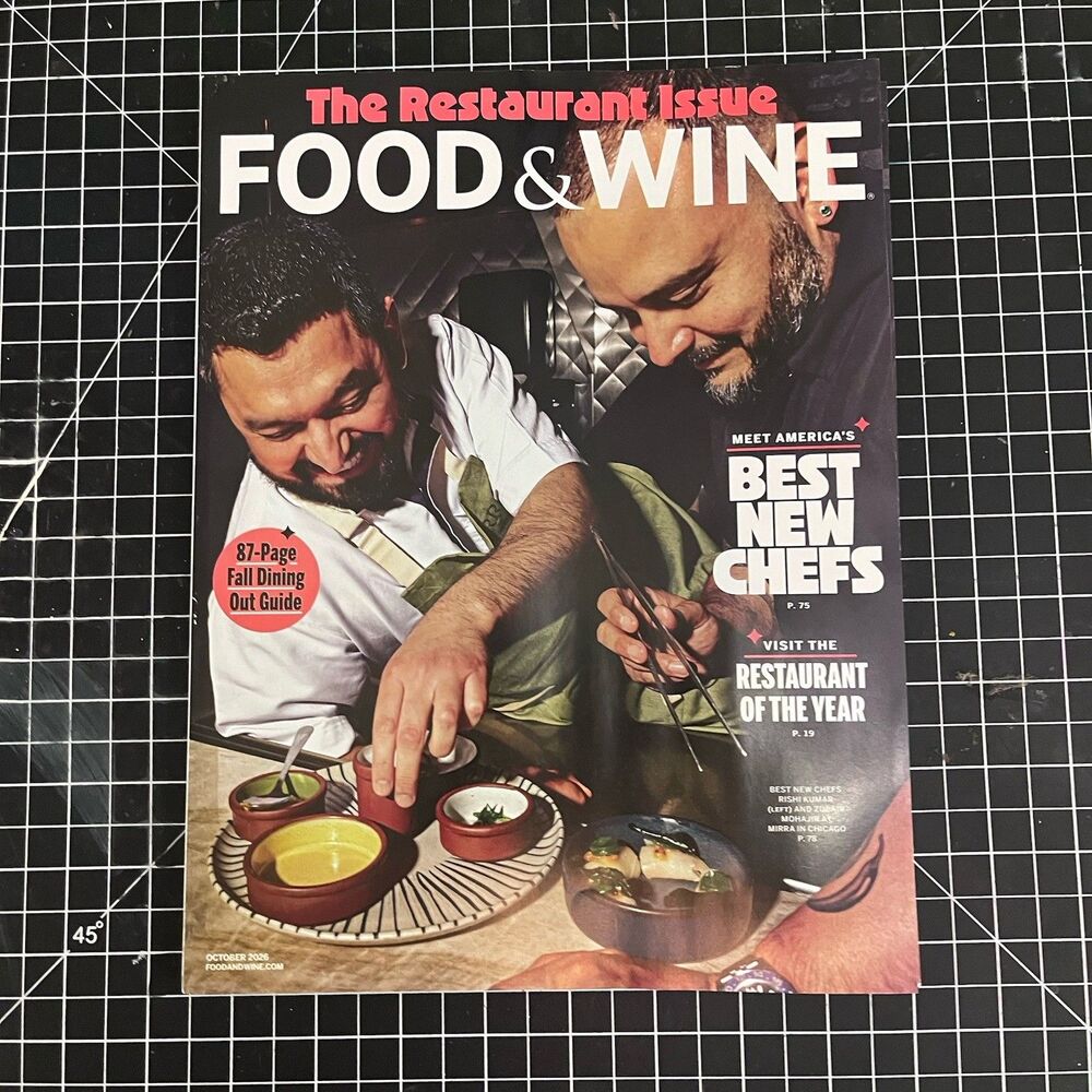 Food & Wine Magazine October 2026: BEST NEW CHEFS